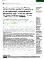 Axial Involvement in Psoriatic Arthritis cohort (AXIS)