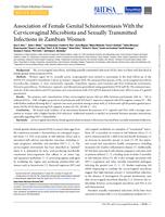 Association of female genital schistosomiasis with the cervicovaginal microbiota and sexually transmitted infections in Zambian women