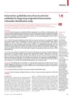 Immunomics-guided discovery of serum and urine antibodies for diagnosing urogenital schistosomiasis