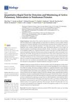 Quantitative rapid test for detection and monitoring of active pulmonary tuberculosis in nonhuman primates