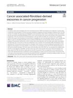 Cancer associated-fibroblast-derived exosomes in cancer progression