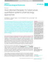 Host-directed therapies for tuberculosis