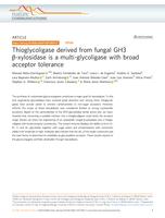 Thioglycoligase derived from fungal GH3 β-xylosidase is a multi-glycoligase with broad acceptor tolerance