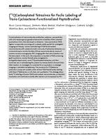 [11C]Carboxylated tetrazines for facile labeling of trans-cyclooctene-functionalized PeptoBrushes