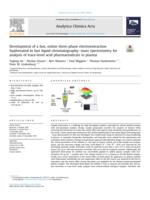 Development of a fast, online three-phase electroextraction hyphenated to fast liquid chromatography-mass spectrometry for analysis of trace-level acid pharmaceuticals in plasma