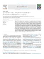 Species loss from land use of oil palm plantations in Thailand