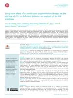 Long-term effect of alpha(1)-antitrypsin augmentation therapy on the decline of FEV1 in deficient patients