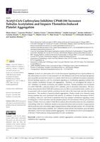 Acetyl-CoA carboxylase inhibitor CP640.186 increases tubulin acetylation and impairs thrombin-induced platelet aggregation