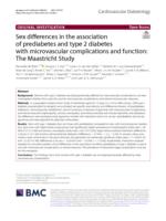 Sex differences in the association of prediabetes and type 2 diabetes with microvascular complications and function