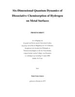 Six-Dimensional Quantum Dynamics of Dissociative Chemisorption of Hydrogen on Metal Surfaces