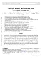 The LOFAR two-meter sky survey: deep fields data release 1