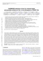 CARMENES detection of the Ca II infrared triplet and possible evidence of He I in the atmosphere of WASP-76b