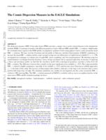 The cosmic dispersion measure in the EAGLE simulations