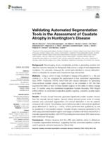 Validating automated segmentation tools in the assessment of caudate atrophy in Huntington's disease