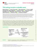 Tilt testing remains a valuable asset