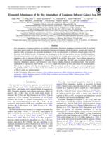 Elemental abundances of the hot atmosphere of luminous infrared galaxy Arp 299