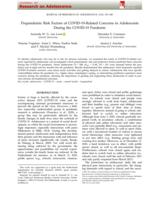 Prepandemic risk factors of COVID-19-related concerns in adolescents during the COVID-19 pandemic