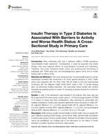 Insulin therapy in type 2 diabetes is associated with barriers to activity and worse health status