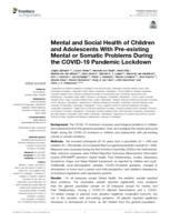Mental and social health of children and adolescents with pre-existing mental or somatic problems during the COVID-19 pandemic lockdown