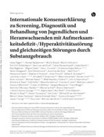 International consensus statement for the screening, diagnosis, and treatment of adolescents with concurrent Attention-Deficit/Hyperactivity Disorder and substance use disorder