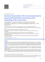 Increased representation of the non-dominant hand in pianists demonstrated by measurement of 3D morphology of the central sulcus