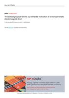 Theoretical proposal for the experimental realisation of a monochromatic electromagnetic knot