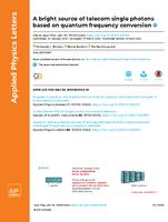 A bright source of telecom single photons based on quantum frequency conversion