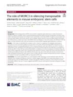 The role of MORC3 in silencing transposable elements in mouse embryonic stem cells