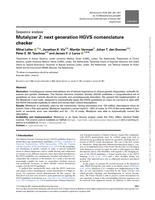 Mutalyzer 2: next generation HGVS nomenclature checker