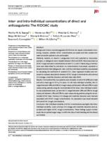 Inter- and intra-individual concentrations of direct oral anticoagulants