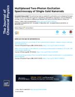 Multiplexed two-photon excitation spectroscopy of single gold nanorods