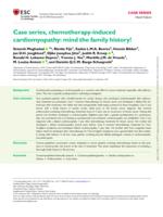 Case series, chemotherapy-induced cardiomyopathy