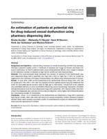 An estimation of patients at potential risk for drug-induced sexual dysfunction using pharmacy dispensing data