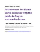 Astronomers for planet Earth