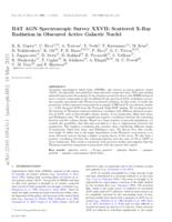 BAT AGN Spectroscopic Survey XXVII