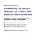 Constraining the redshift of featureless Blazar 1ES 1553+113 and implications For the WHIM