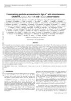 Constraining particle acceleration in Sgr A* with simultaneous GRAVITY, Spitzer, NuSTAR, and Chandra observations