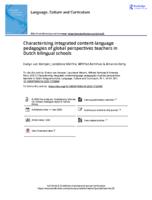 Characterising integrated content-language pedagogies of global perspectives teachers in Dutch bilingual schools