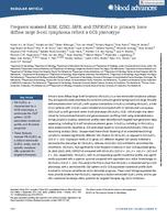 Frequent mutated B2M, EZH2, IRF8, and TNFRSF14 in primary bone diffuse large B-cell lymphoma reflect a GCB phenotype