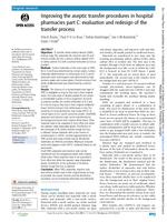 Improving the aseptic transfer procedures in hospital pharmacies part C