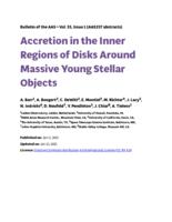 Accretion in the inner regions of disks around massive Young Stellar Objects
