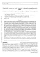 Chemically tracing the water snowline in protoplanetary disks with HCO+