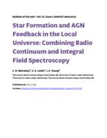 Star formation and AGN feedback in the local universe
