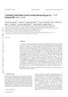 A partial Lyman limit system tracing intragroup gas at z ≍ 0.8 towards HE 1003 + 0149