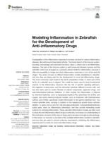 Modeling inflammation in zebrafish for the development of anti-inflammatory drugs