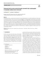 Enhanced end-to-end security through symmetric-key cryptography in wearable medical sensor networks