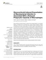 Glucocorticoid-induced exacerbation of mycobacterial infection is associated with a reduced phagocytic capacity of macrophages