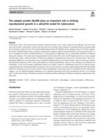 The adapter protein Myd88 plays an important role in limiting mycobacterial growth in a zebrafish model for tuberculosis