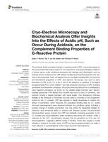 Cryo-electron microscopy and biochemical analysis offer insights into the effects of acidic pH, such as occur during acidosis, on the complement binding properties of C-reactive protein