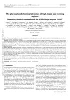 Physical and chemical structure of high-mass star-forming regions